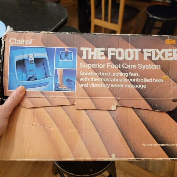 EUC Vintage 1981 Clairol The Foot Fixer Foot Spa W/ Vibrating/Massage/Heat WORKS - Picture 14 of 16